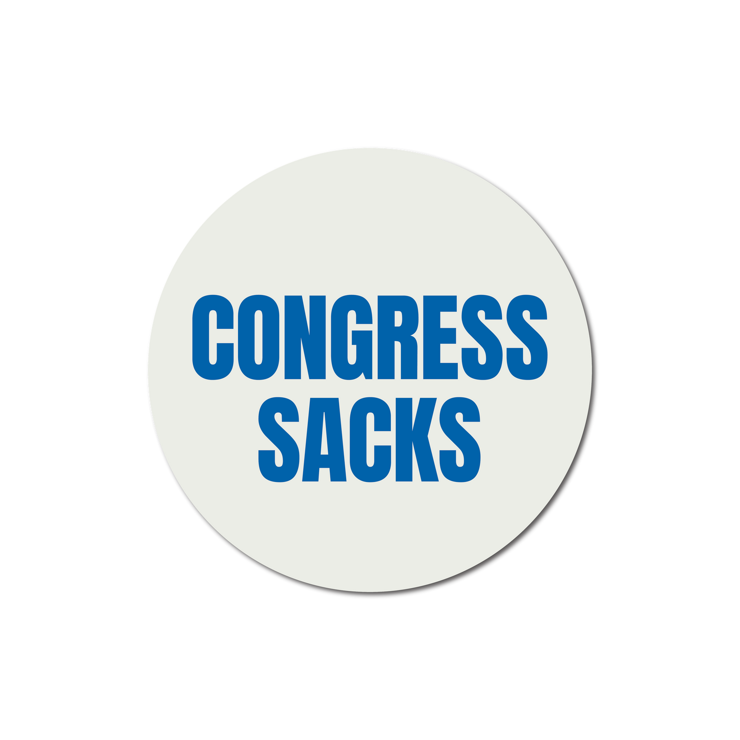 Congress Sacks Cream Sticker