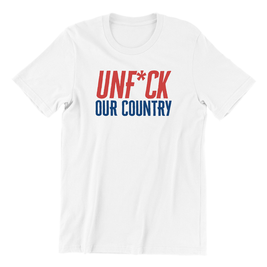 Unf*ck Our Country Italic Tee