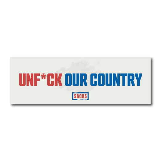 Unf*ck Our Country Bumper Sticker