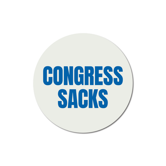 Congress Sacks Cream Sticker